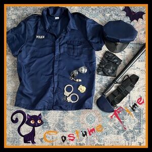 Police Uniform Costume L/XL